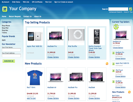 e-commerce solution